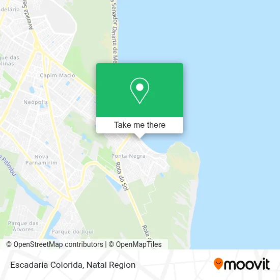 Escadaria Colorida map
