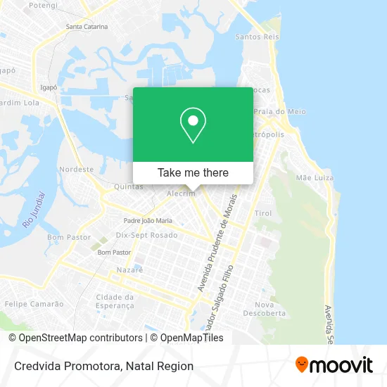 Credvida Promotora map