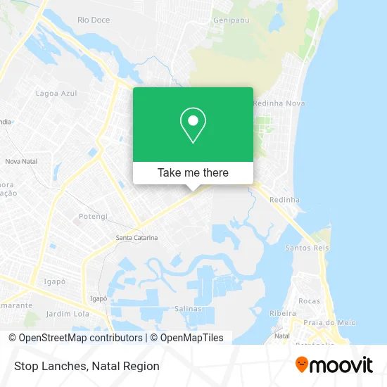 Stop Lanches map