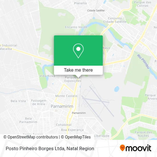 Posto Pinheiro Borges Ltda map