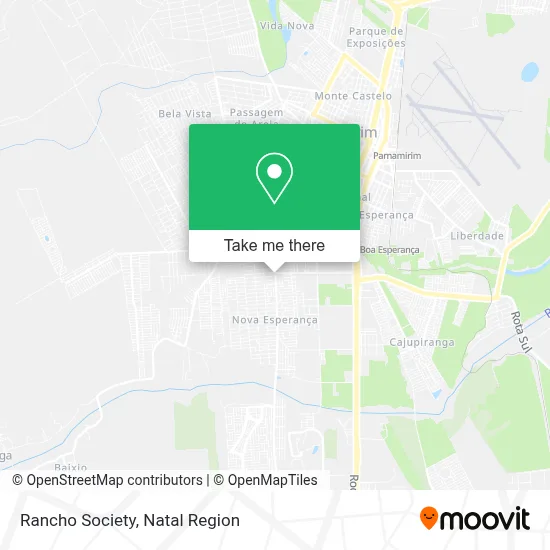 Rancho Society map