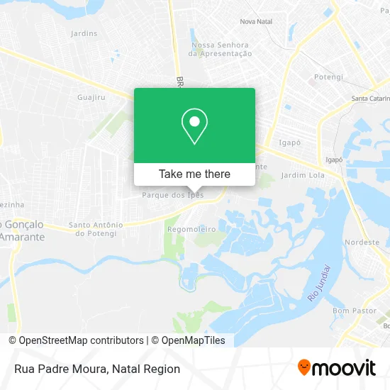 Rua Padre Moura map