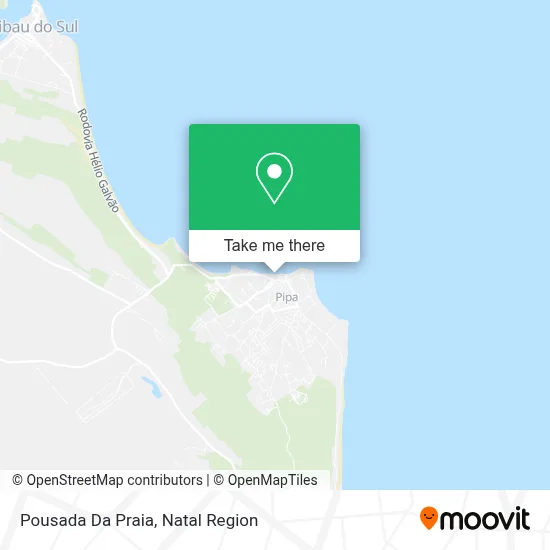 Pousada Da Praia map