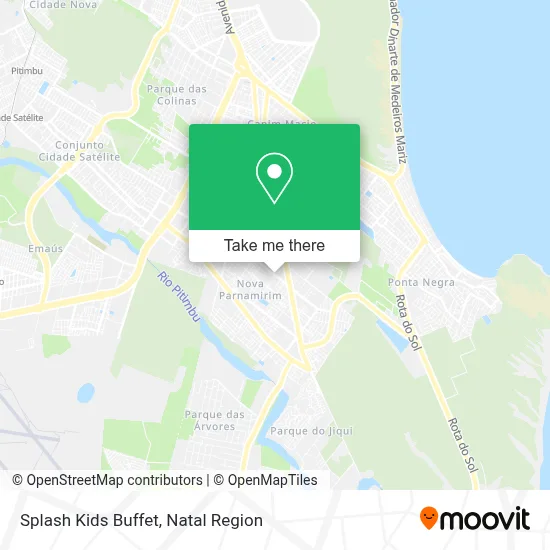 Splash Kids Buffet map