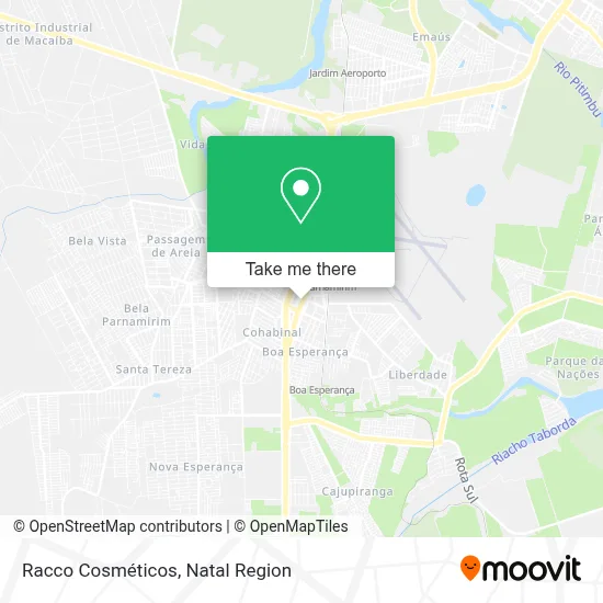Racco Cosméticos map