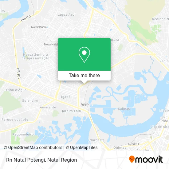 Rn Natal Potengi map