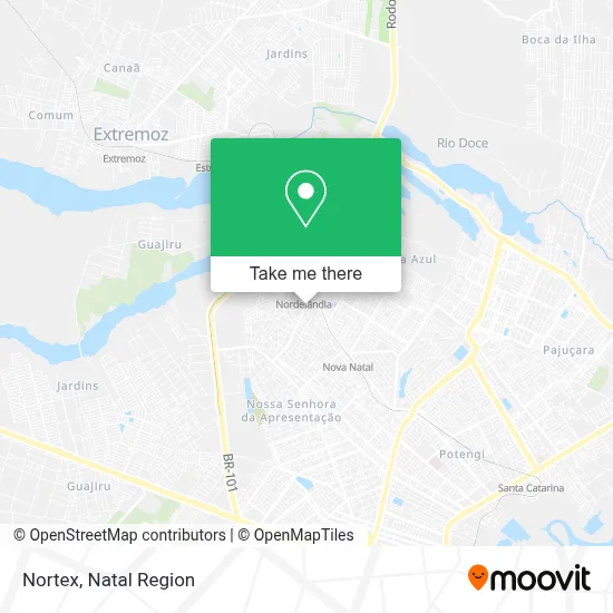 Nortex map