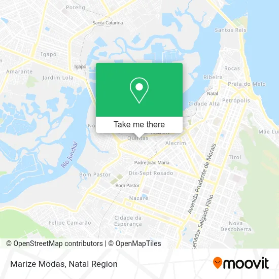 Marize Modas map