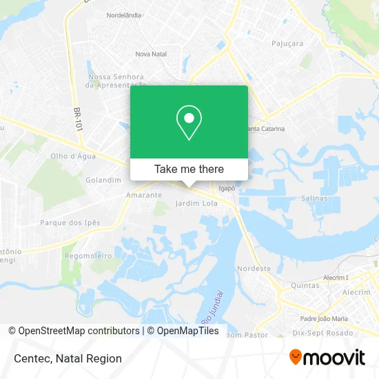 Centec map