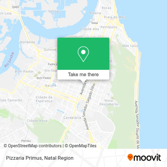 Pizzaria Primus map