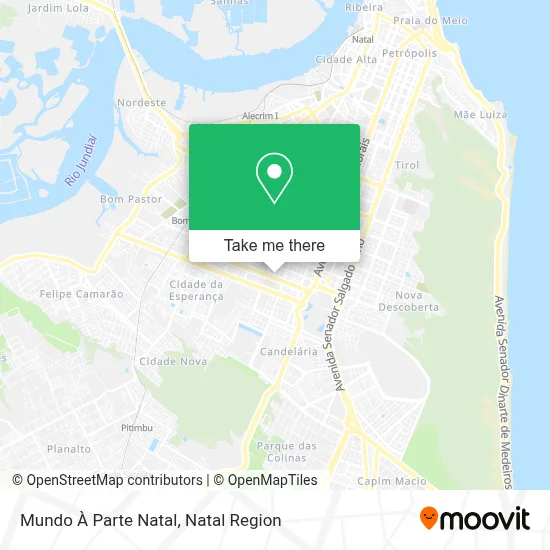 Mundo À Parte Natal map