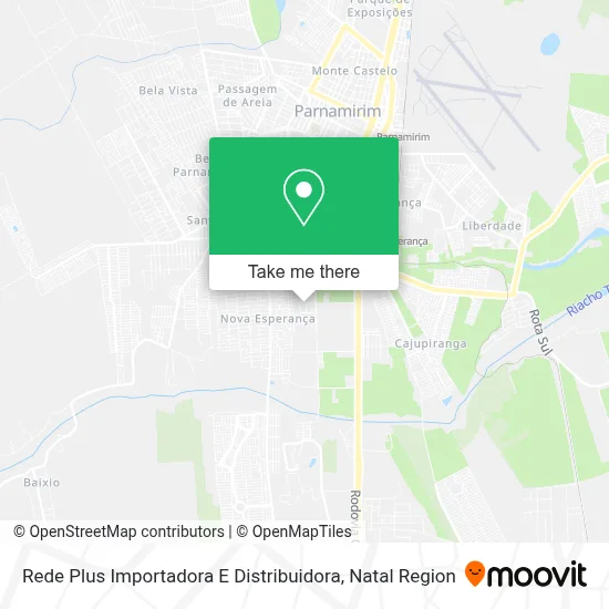 Rede Plus Importadora E Distribuidora map