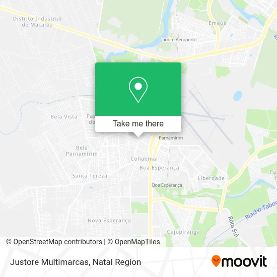 Justore Multimarcas map