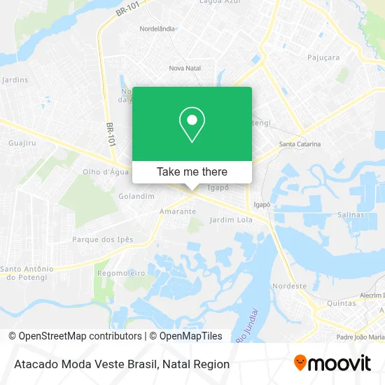 Atacado Moda Veste Brasil map