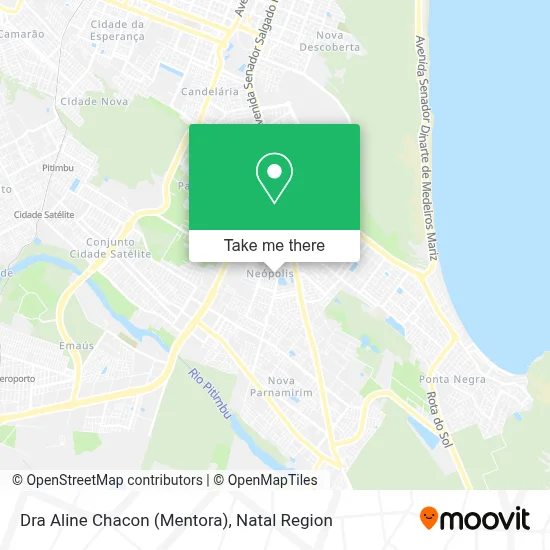 Dra Aline Chacon (Mentora) map