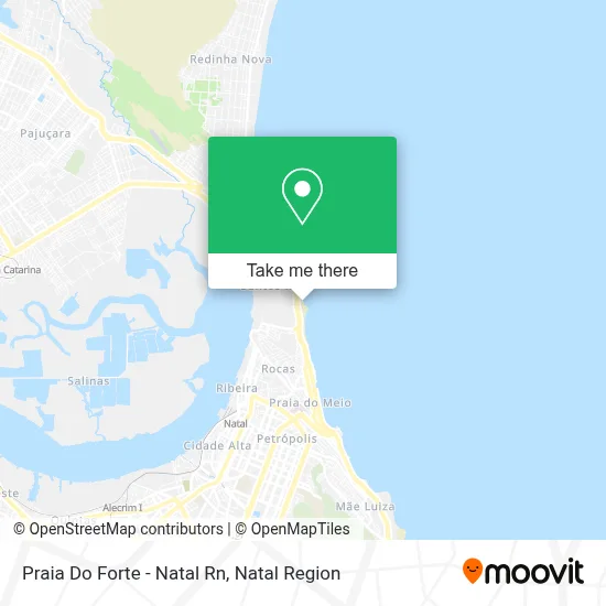 Praia Do Forte - Natal Rn map