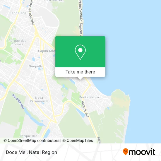 Doce Mel map