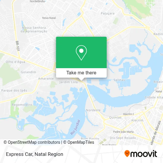 Express Car map