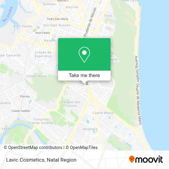 Lavic Cosmetics map