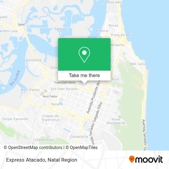 Express Atacado map