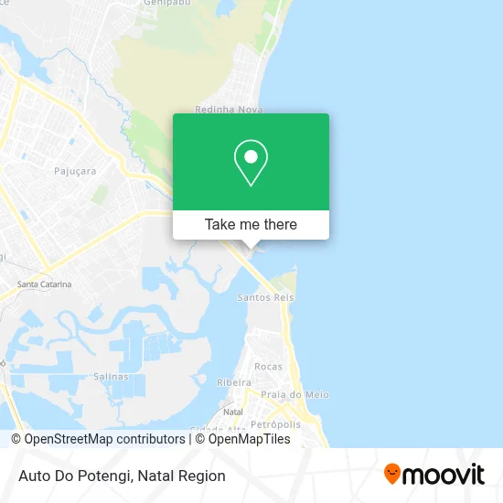 Auto Do Potengi map