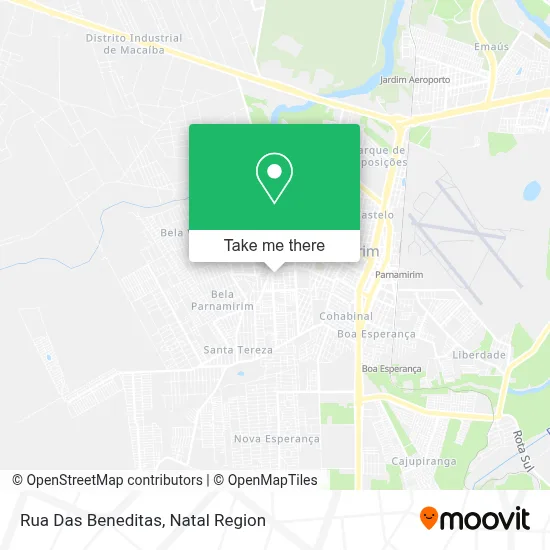 Rua Das Beneditas map