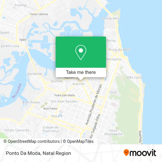 Ponto Da Moda map