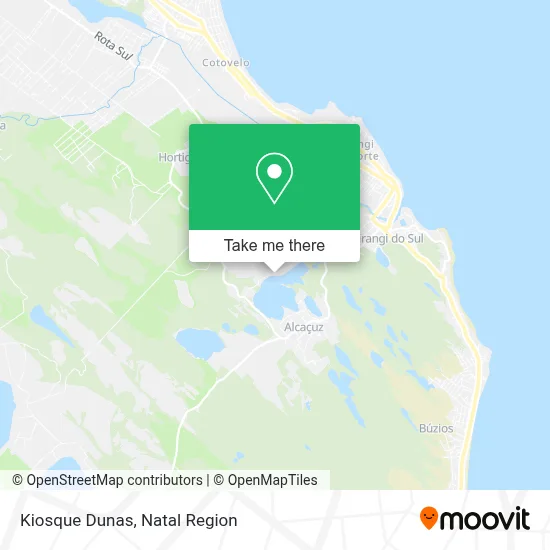 Kiosque Dunas map
