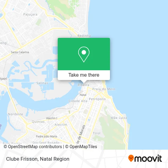 Clube Frisson map