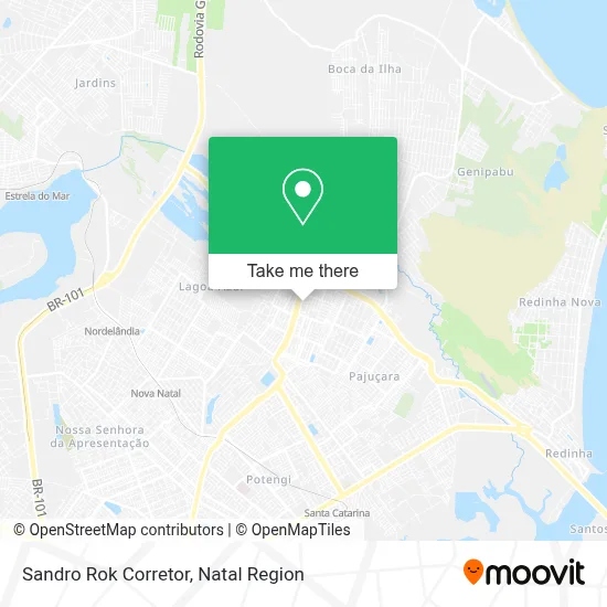 Sandro Rok Corretor map
