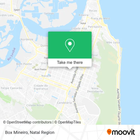 Box Mineiro map