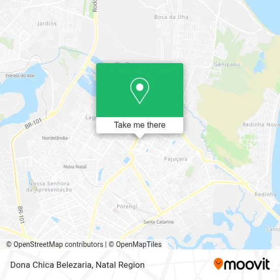 Dona Chica Belezaria map