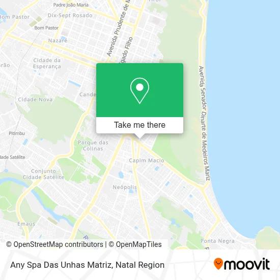 Any Spa Das Unhas Matriz map
