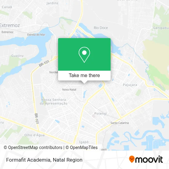 Formafit Academia map