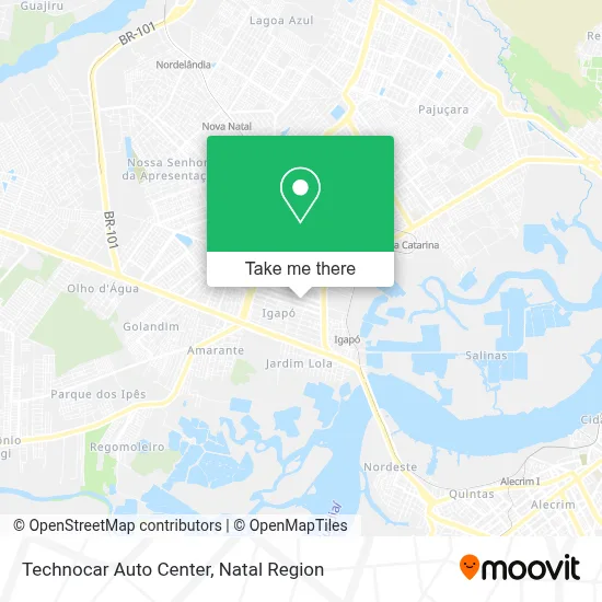 Technocar Auto Center map