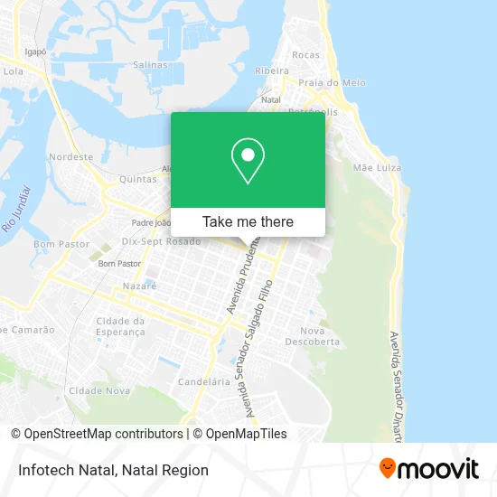 Infotech Natal map