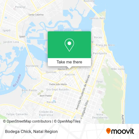 Bodega Chick map