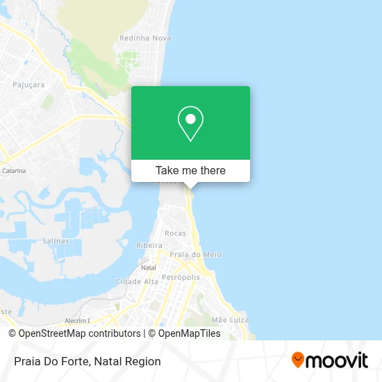Praia Do Forte map