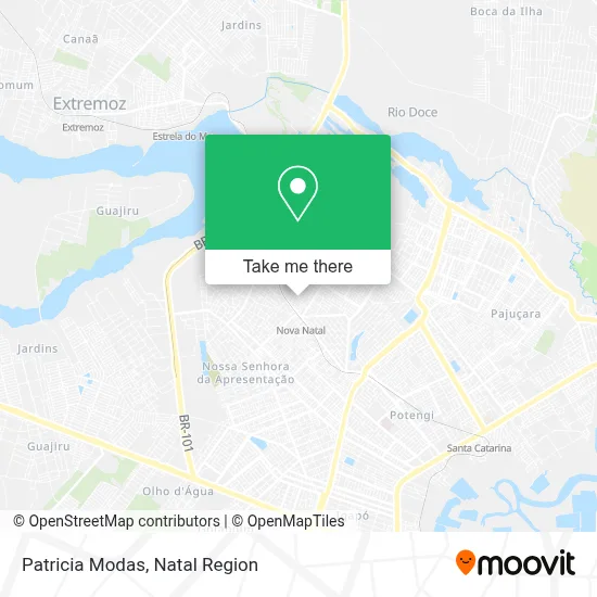 Patricia Modas map