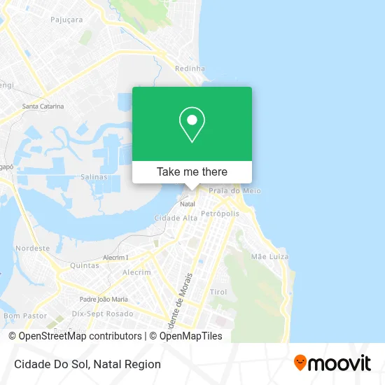 Cidade Do Sol map