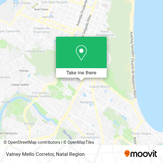 Valney Mello Corretor map
