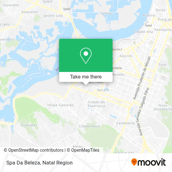 Spa Da Beleza map