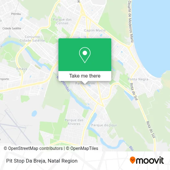 Pit Stop Da Breja map
