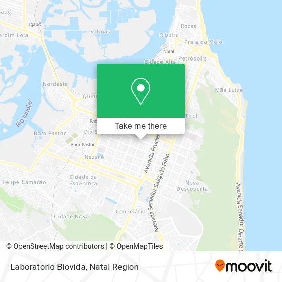 Laboratorio Biovida map