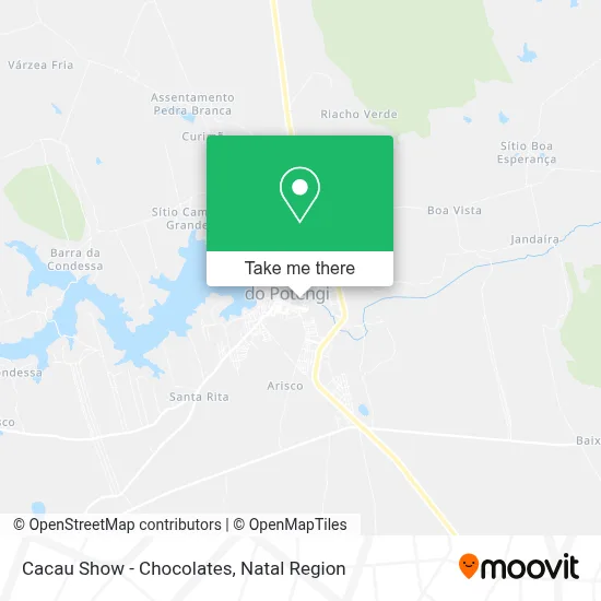 Cacau Show - Chocolates map