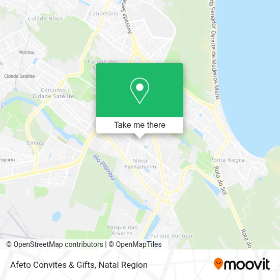Afeto Convites & Gifts map