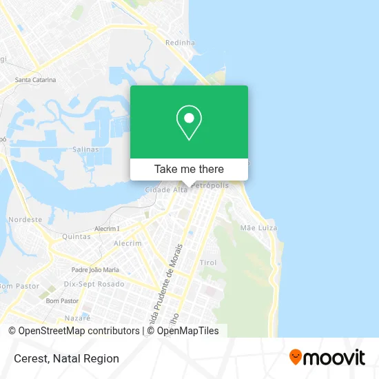 Cerest map