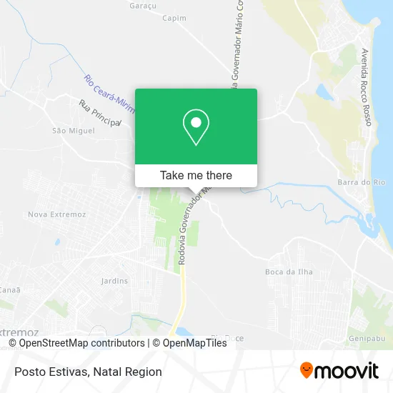 Posto Estivas map
