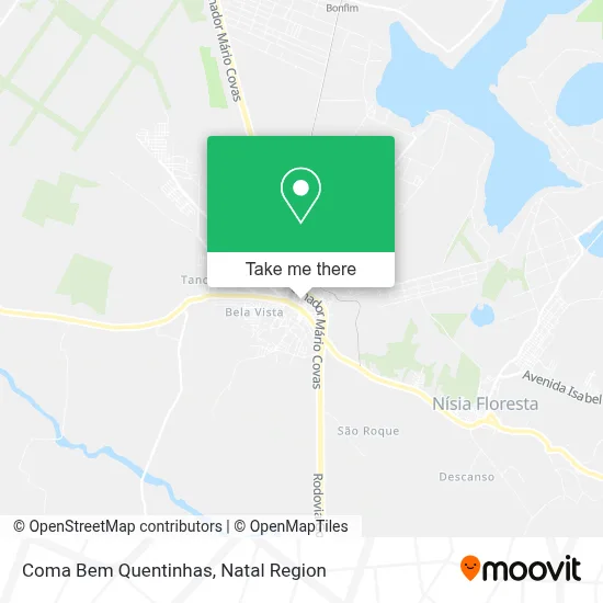 Coma Bem Quentinhas map