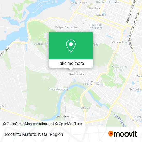 Recanto Matuto map
